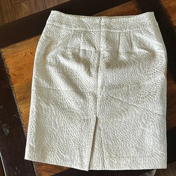 Ann Taylor Loft embossed skirt size 6 EUC - Picture 5 of 9